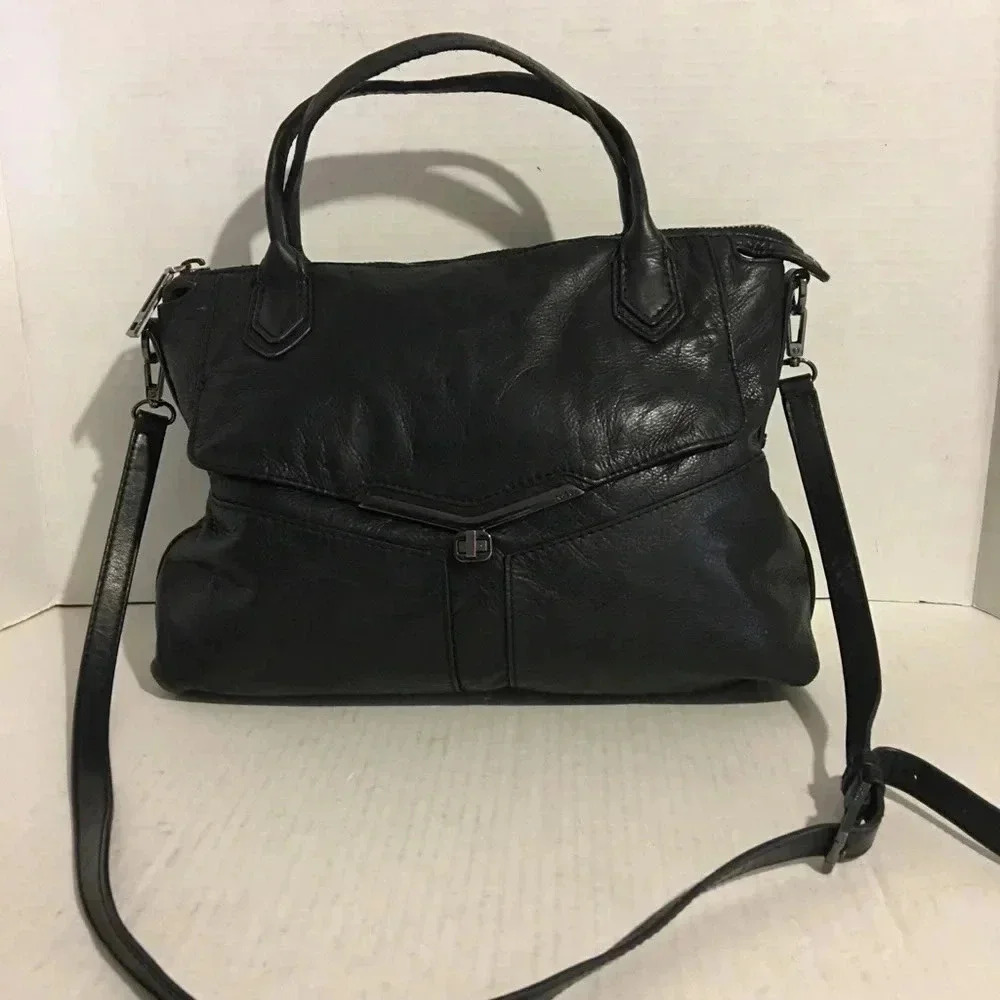 Botkier Black leather satchel handbag